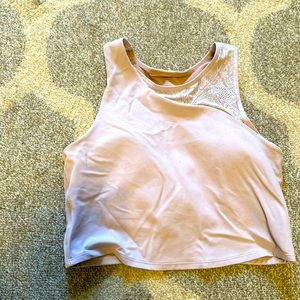 Lace lilac sports bra
